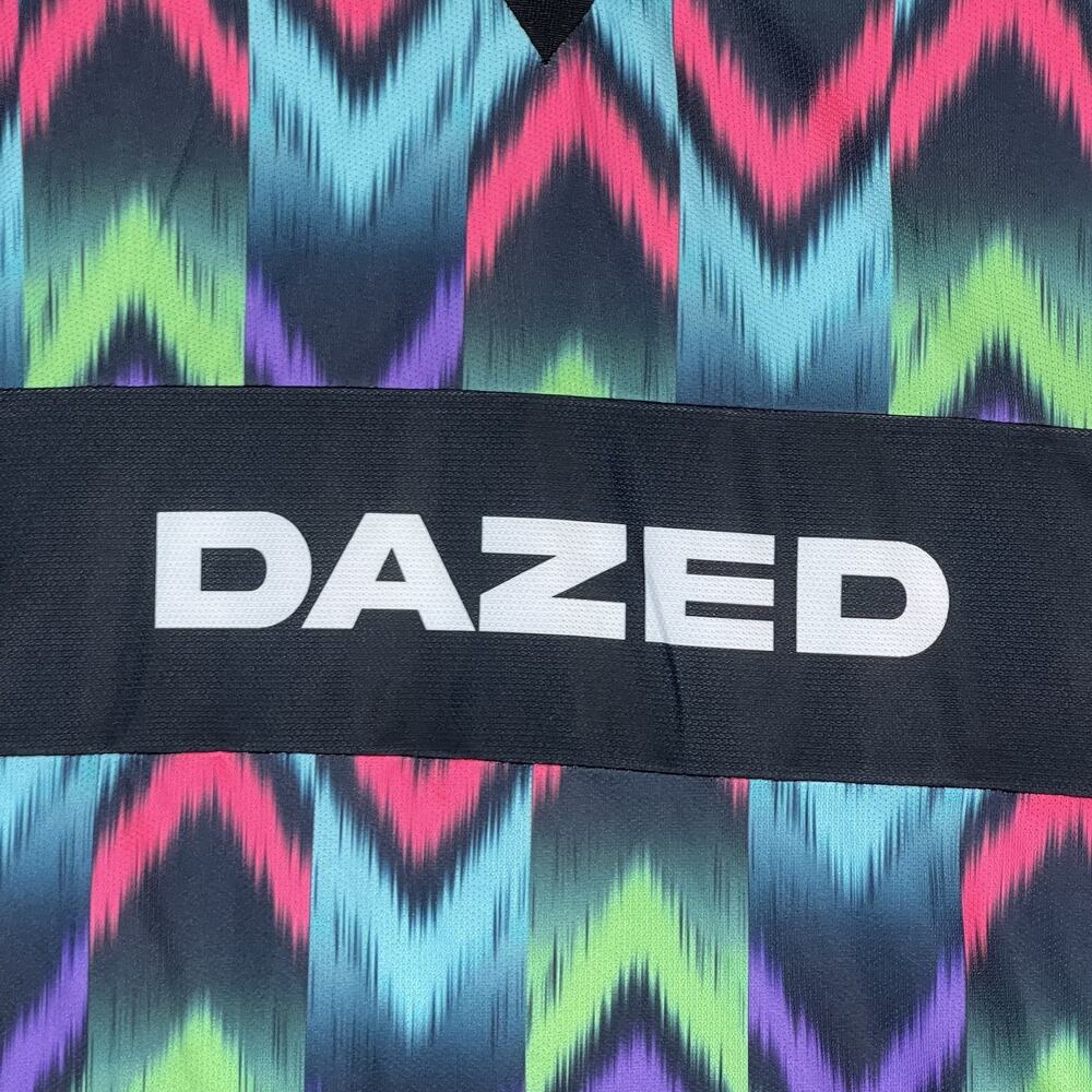 Primark Polo Shirt Mens M Multicolor Golf‎ Performance Dazed Print Short Sleeve - Picture 6 of 10